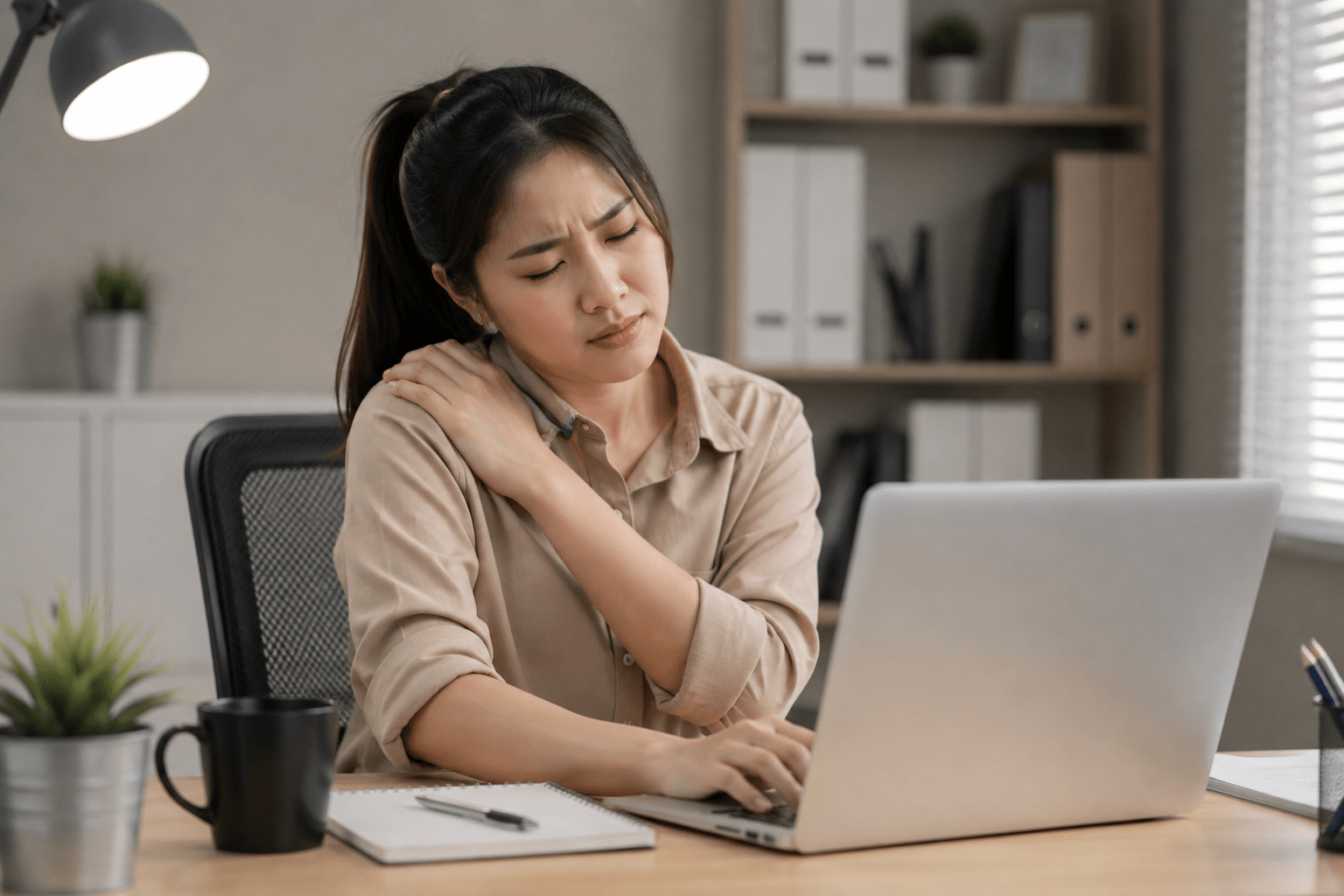 Why Your Neck and Shoulders Feel Tight After a Day at Your Desk